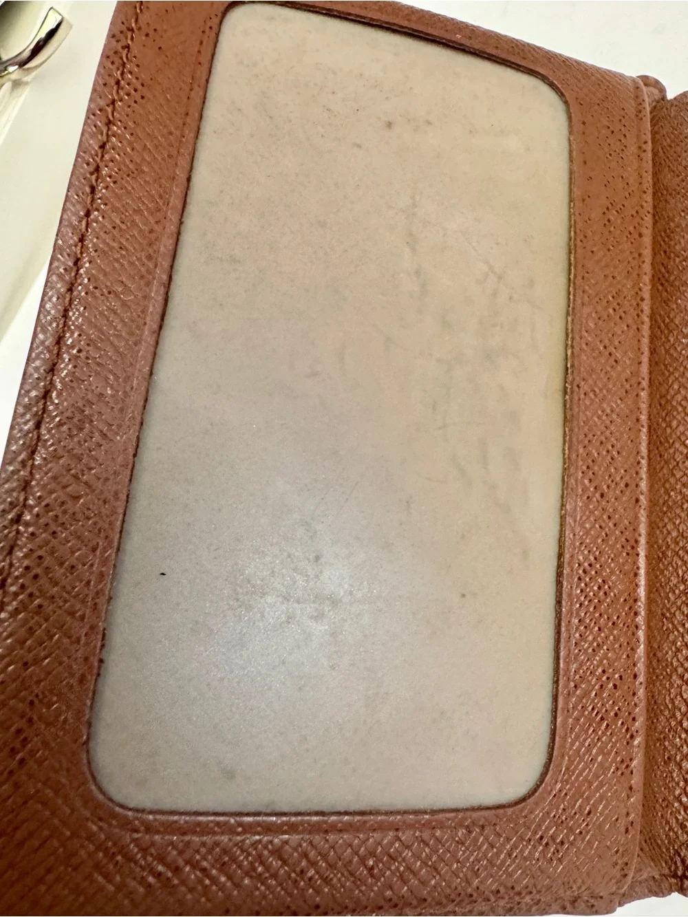 Louis Vuitton Monogram Canvas Card & Key Holder in Brown and Gold
